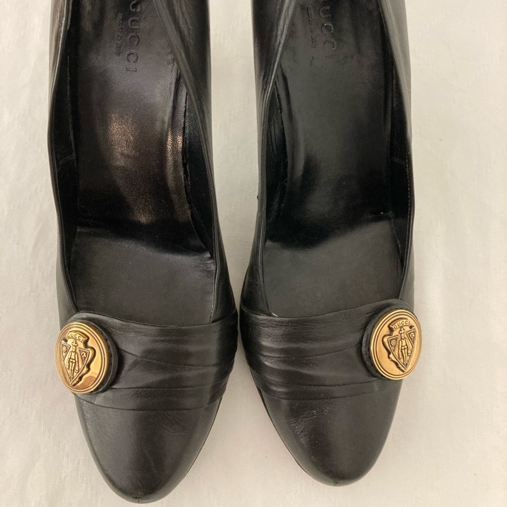 GUCCI Leather Heels 🔥🔥🔥